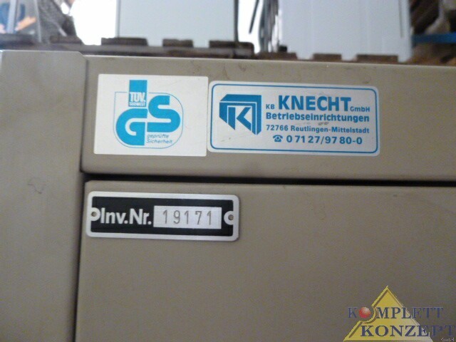 Knecht Stahlschrank Metallschrank Schrank Stahlaktenschrank